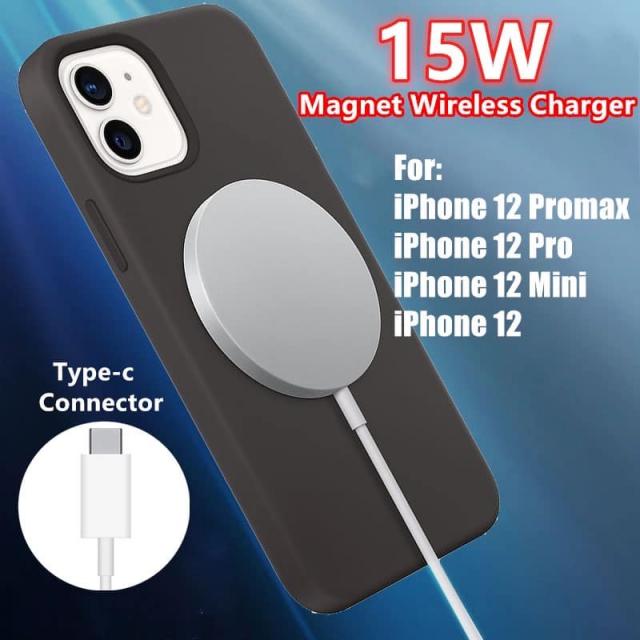 Sạc không dây MagSafe 15w cho iPhone 12 hàng cao cấp